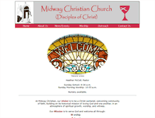 Tablet Screenshot of midwaychristian.org